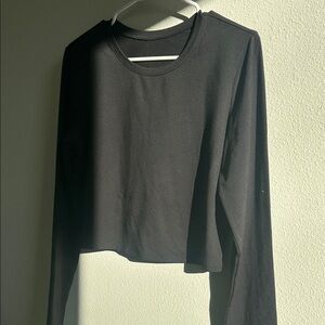 ALO Yoga Black Long Sleeve Top